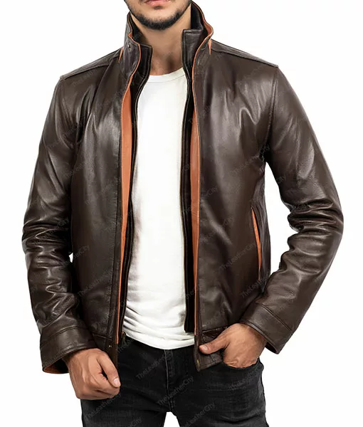 Avenger Leather Bomber Jacket