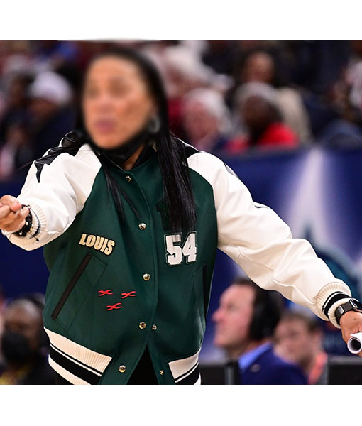 Dawn Staley 54 Green Varsity Jacket - The Leather City