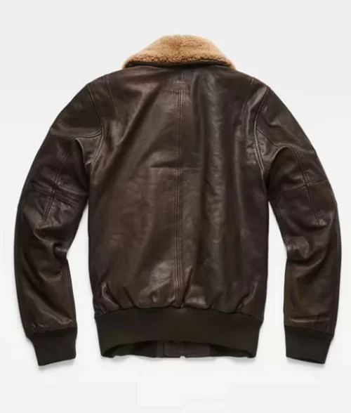 Julius Removable Collar Brown Jacket