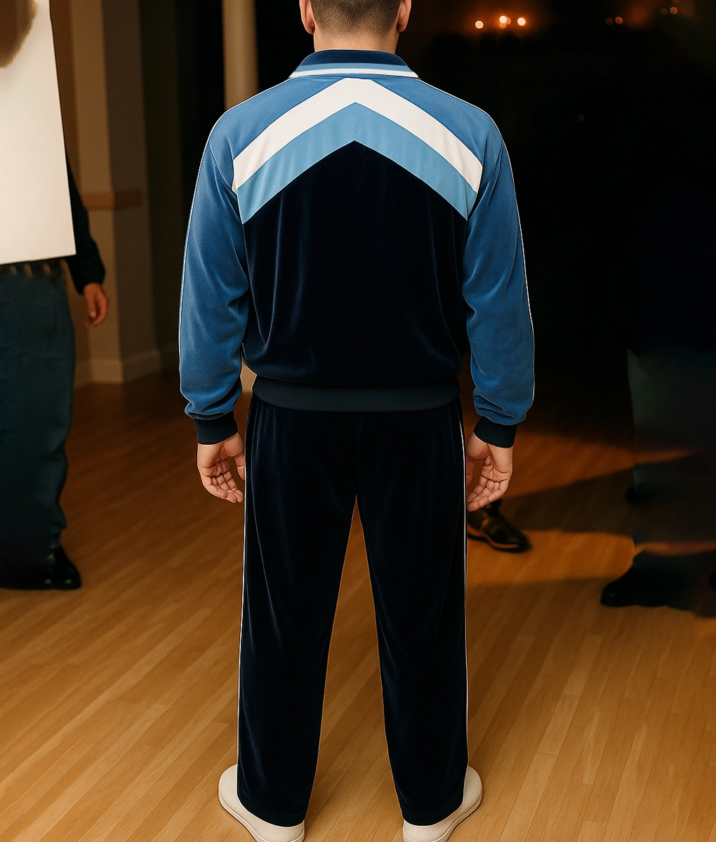 Tony Soprano Blue Tracksuit-BackView