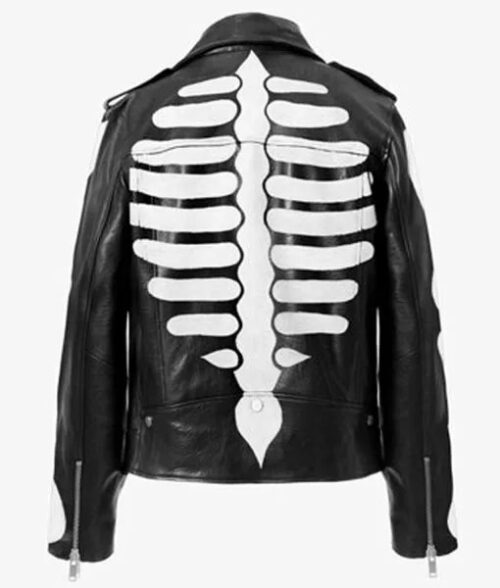 Guns N Roses Skeleton Axl Rose Leather Jacket