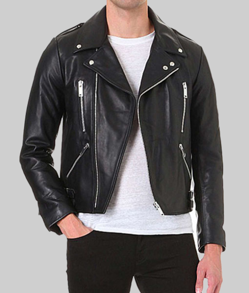 Limitless Double Rider Leather Jacket-FrontView1