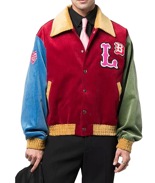 Lover Boy Colour Block Letterman Jacket