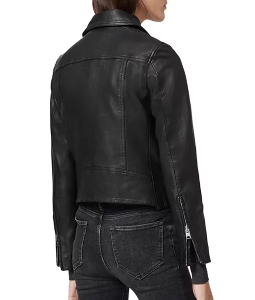 Mary Campbell Biker Leather Jacket
