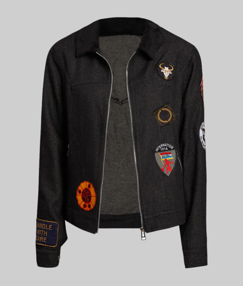Robin Buckley Black Denim Jacket