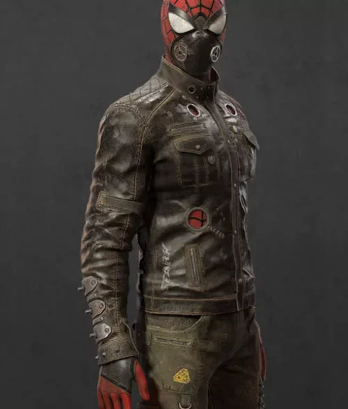 Spider-Man Johnson Apocalypse Brown Leather Jacket