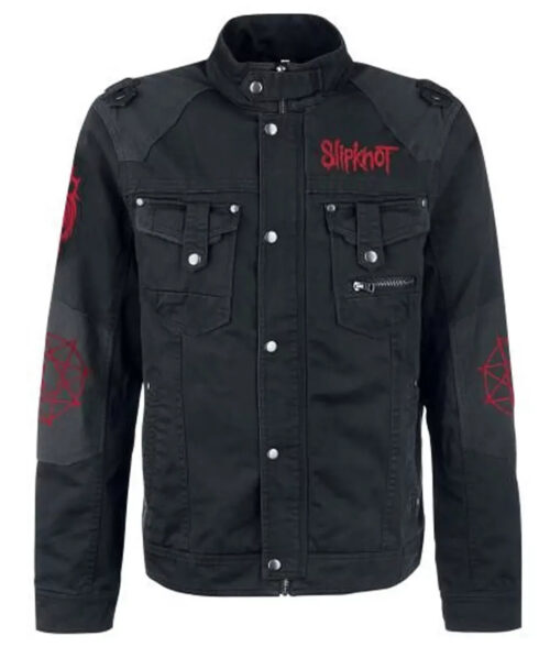 Corey Taylor Jacket - Slipknot Leather Jacket | Men's Leather Jacket - Front View