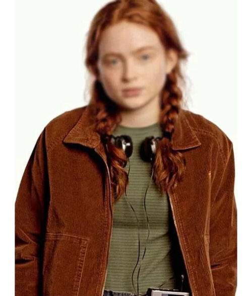 Stranger Things Max Mayfield Brown Jacket 1