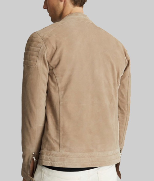 Men's Brooka Café Racer Jacket-BackView