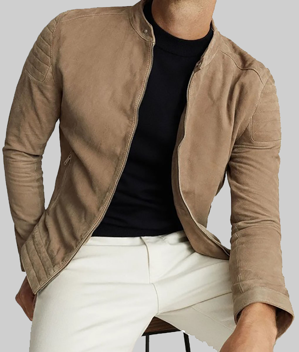 Men's Brooka Café Racer Jacket-FrontView1