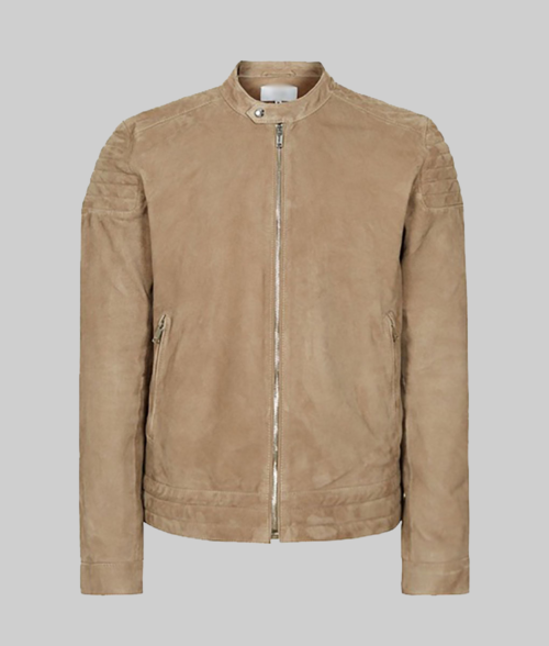 Men's Brooka Café Racer Jacket-FrontView