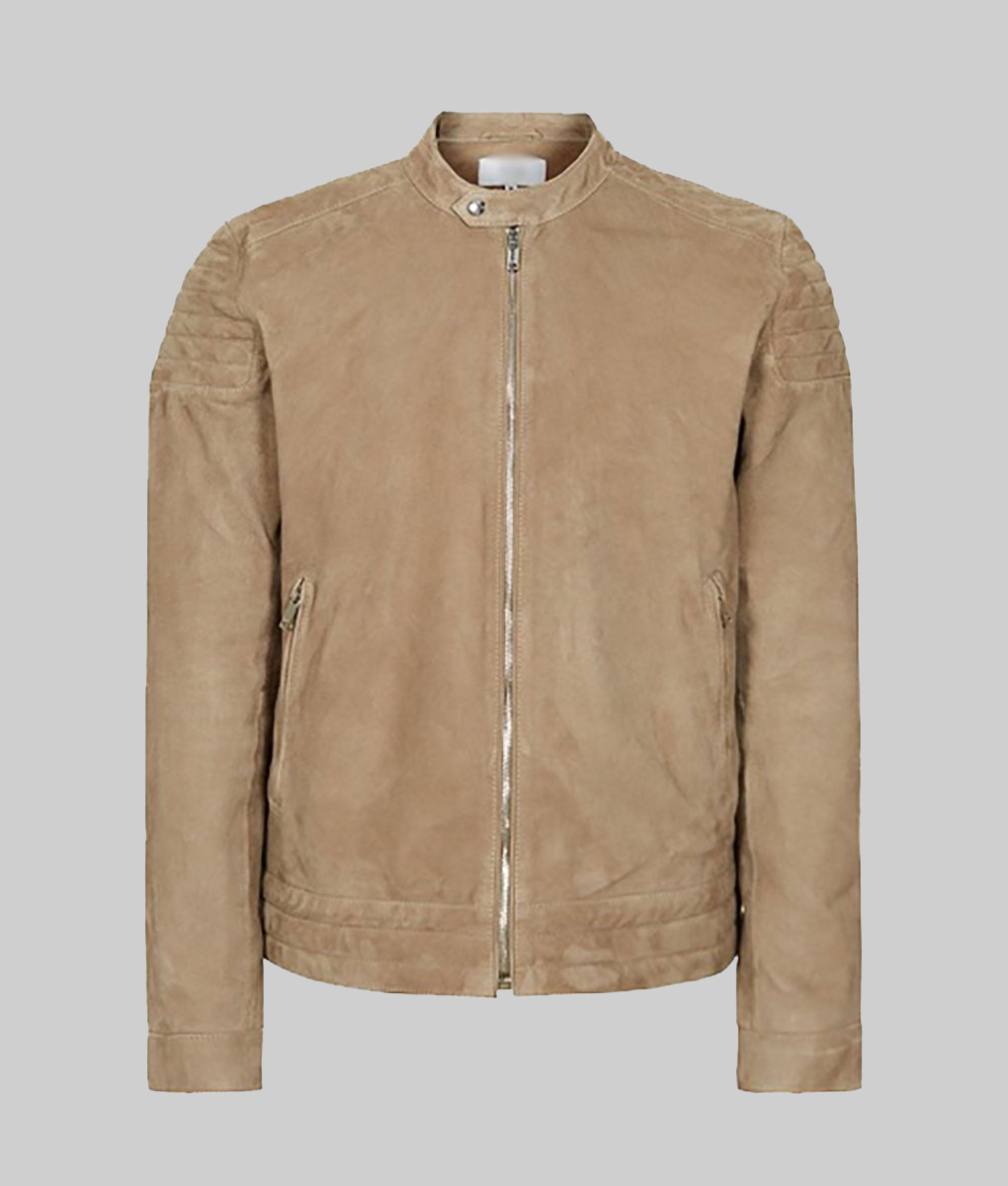 Men's Brooka Café Racer Jacket-FrontView