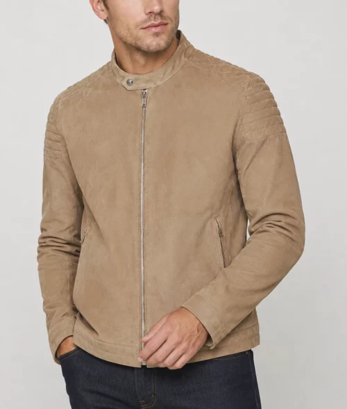Men's Brooka Caf&eacute; Racer Jacket - Side