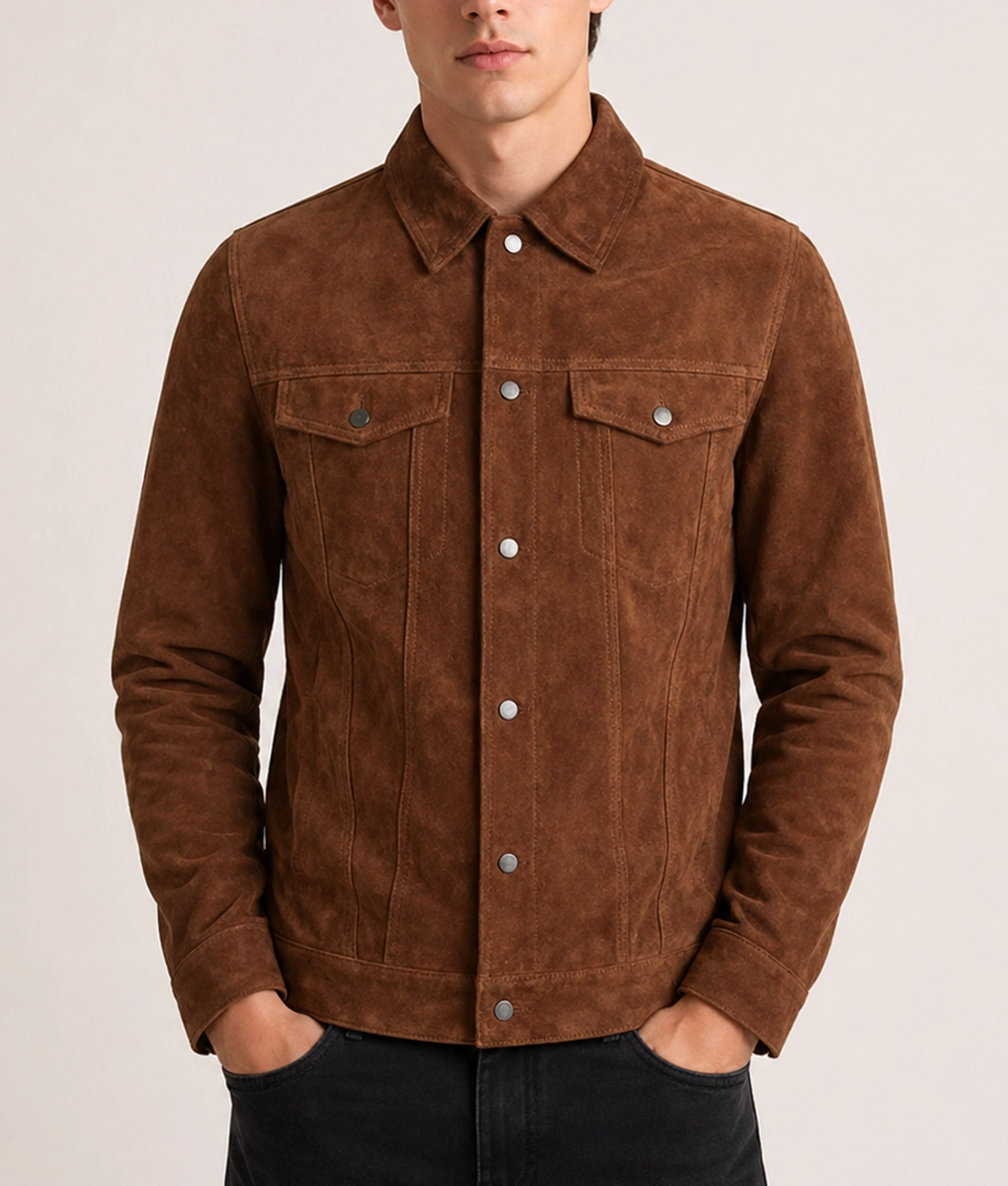 Men&rsquo;s Dicke Seude Leather Jacket - Front 1