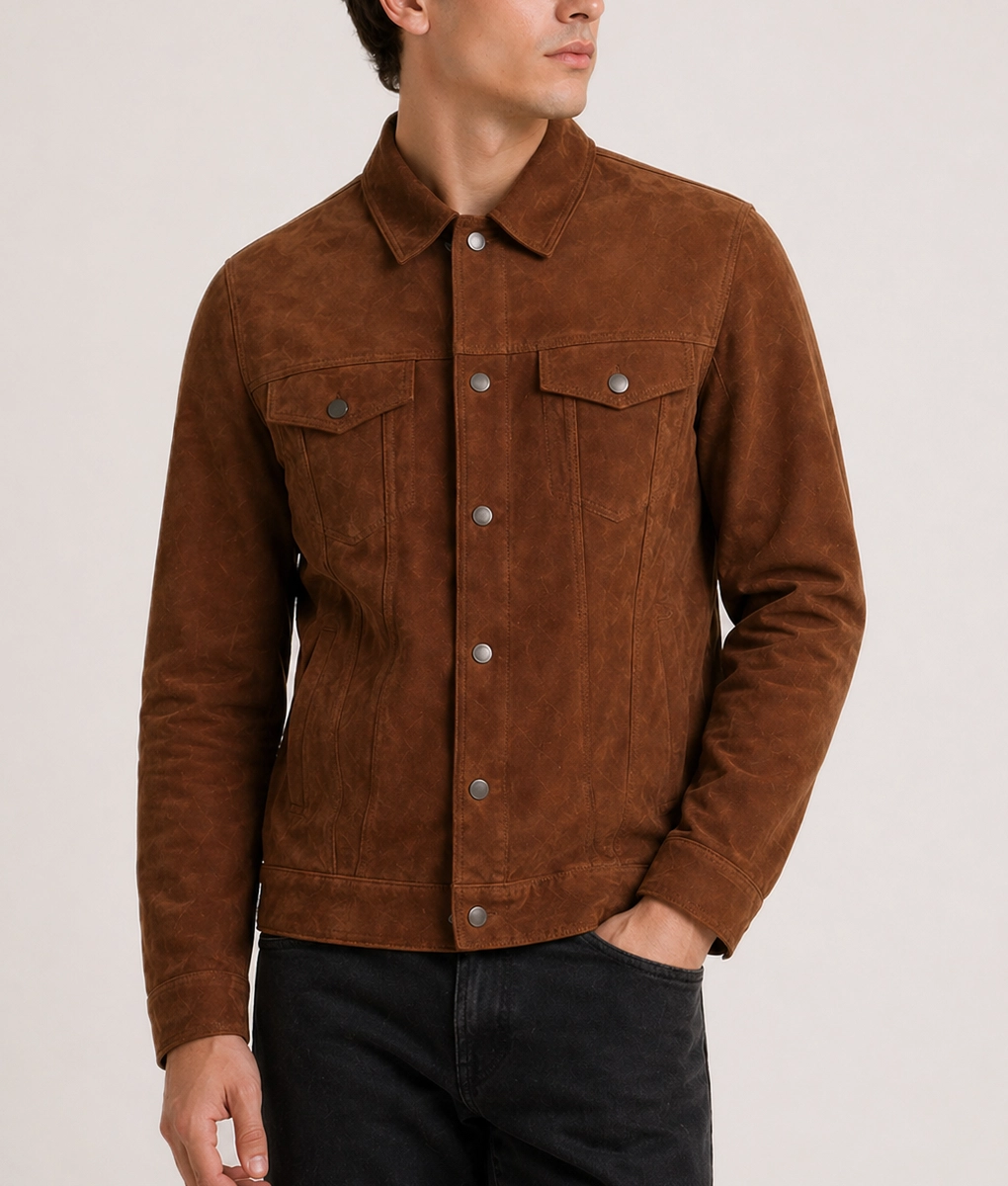 Men&rsquo;s Dicke Seude Leather Jacket - Front 2
