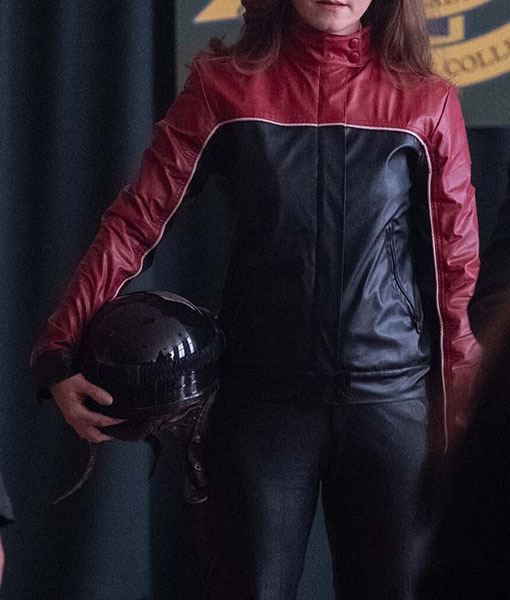 Derry Girls Ms De Brún (Judith Roddy) Biker Jacket | TLC