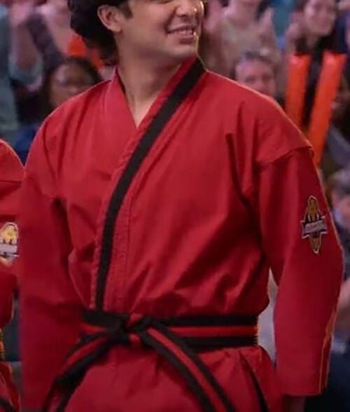 Cobra Kai Eagle Fang Karate Gi Red Full Costume