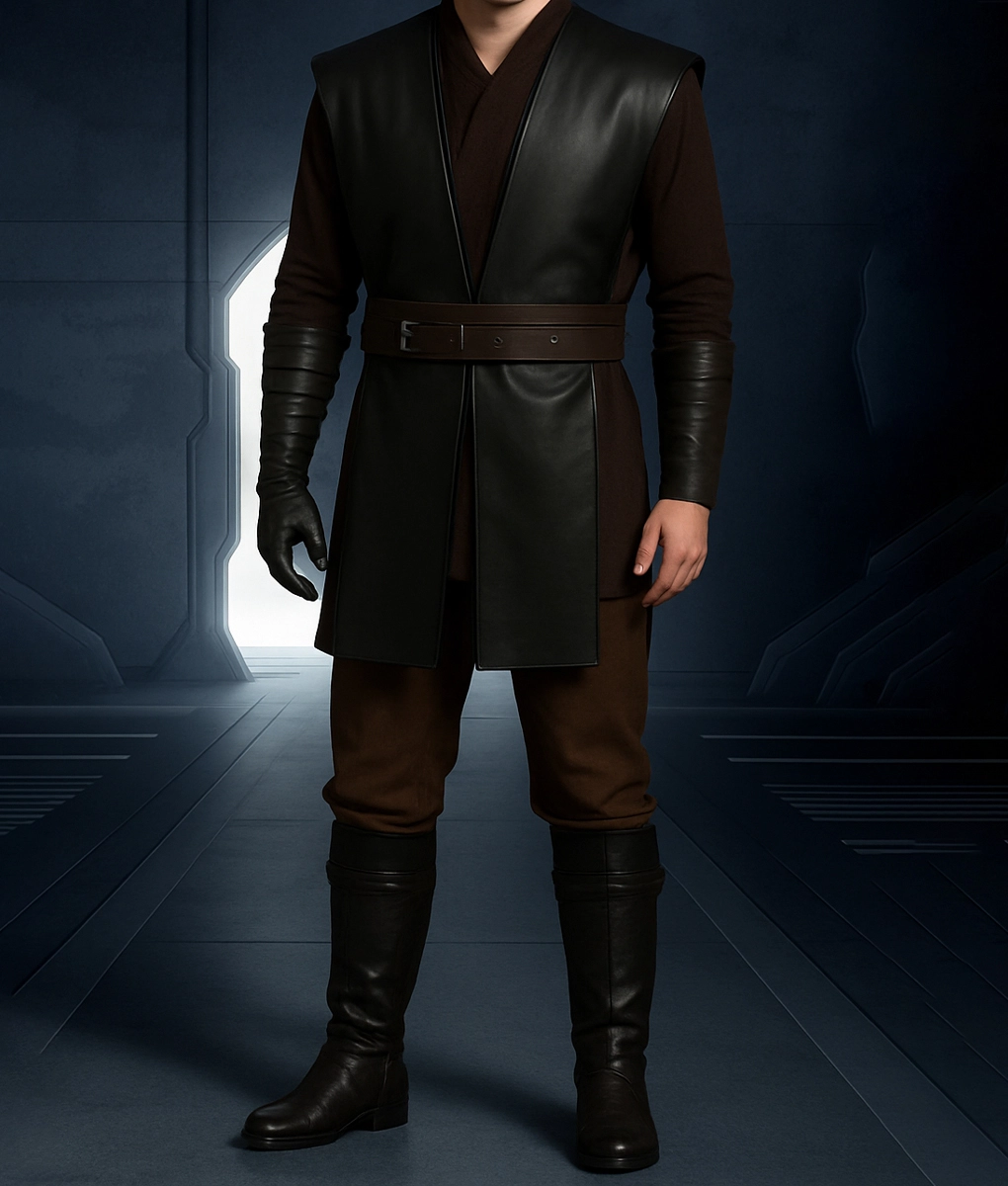 Anakin Skywalker Costume Vest-FrontView