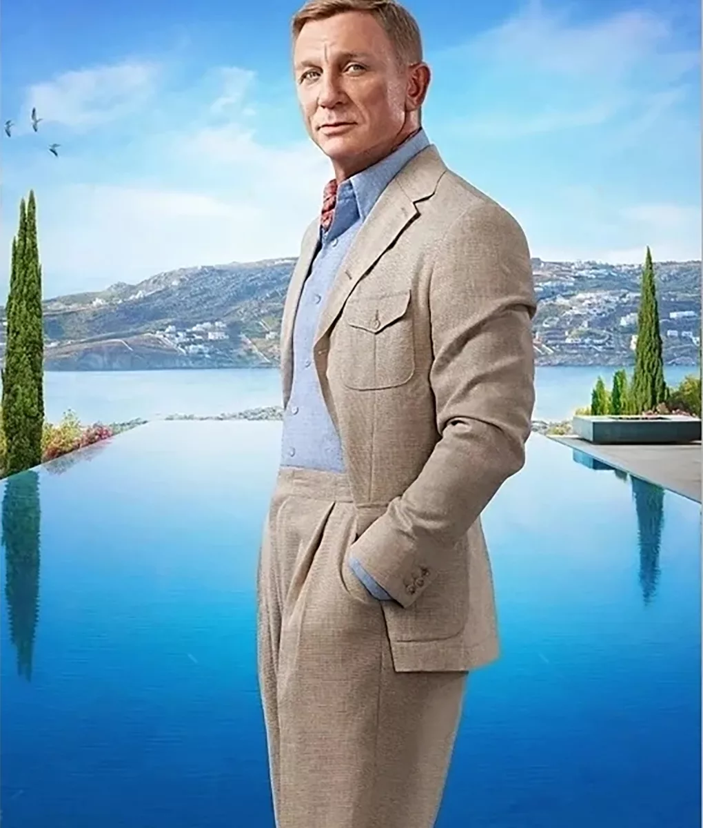 Glass Onion Benoit Blanc Coat