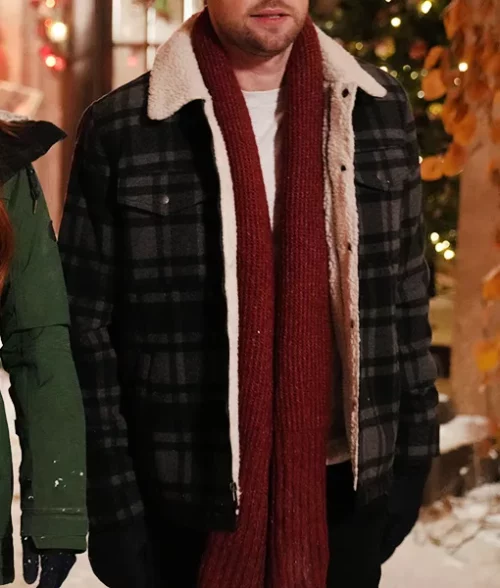 Falling for Christmas Chord Overstreet Jacket Jake Russell Plaid Jacket  The Leather City