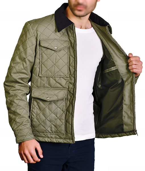 John Dutton Green Quilted Jacket