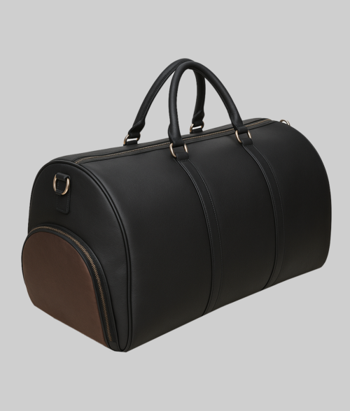 Men’s Traveling Leather Duffle Bag-View2