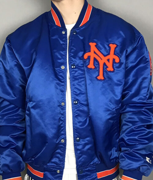 New York Blue Team Varsity Bomber Jacket