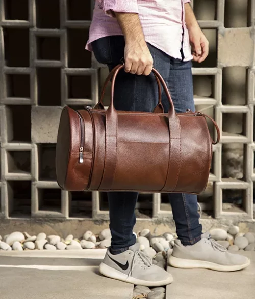 Travel Luggage Tour Brown Duffle Bag