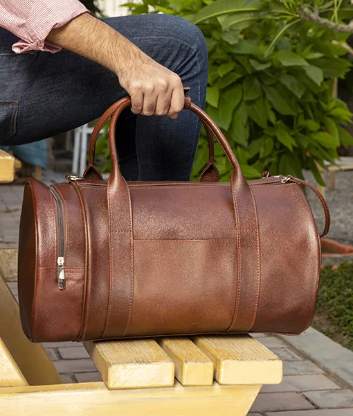 Travel Luggage Tour Brown Duffle Bag