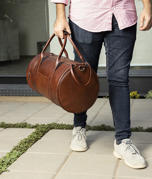 Travel Luggage Tour Brown Duffle Bag