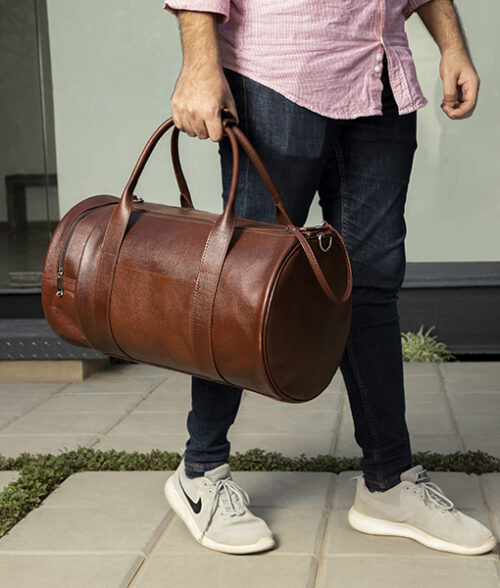Travel Luggage Tour Brown Duffle Bag