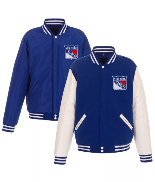 NY Rangers Varsity Jacket 1