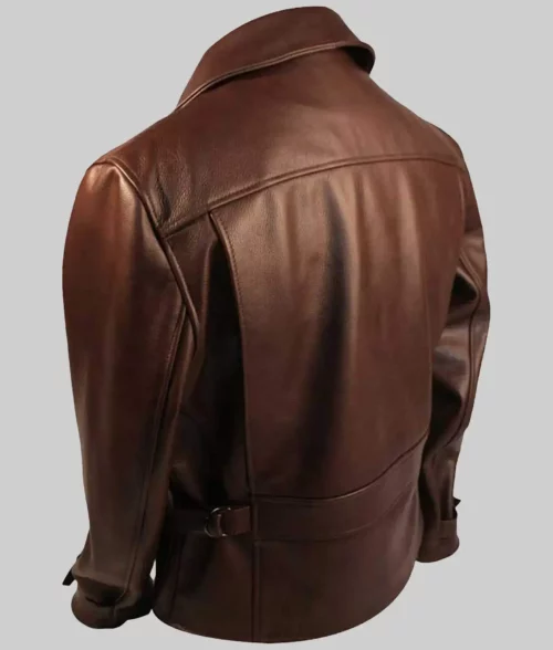 Captain America Brown Leather Jacket