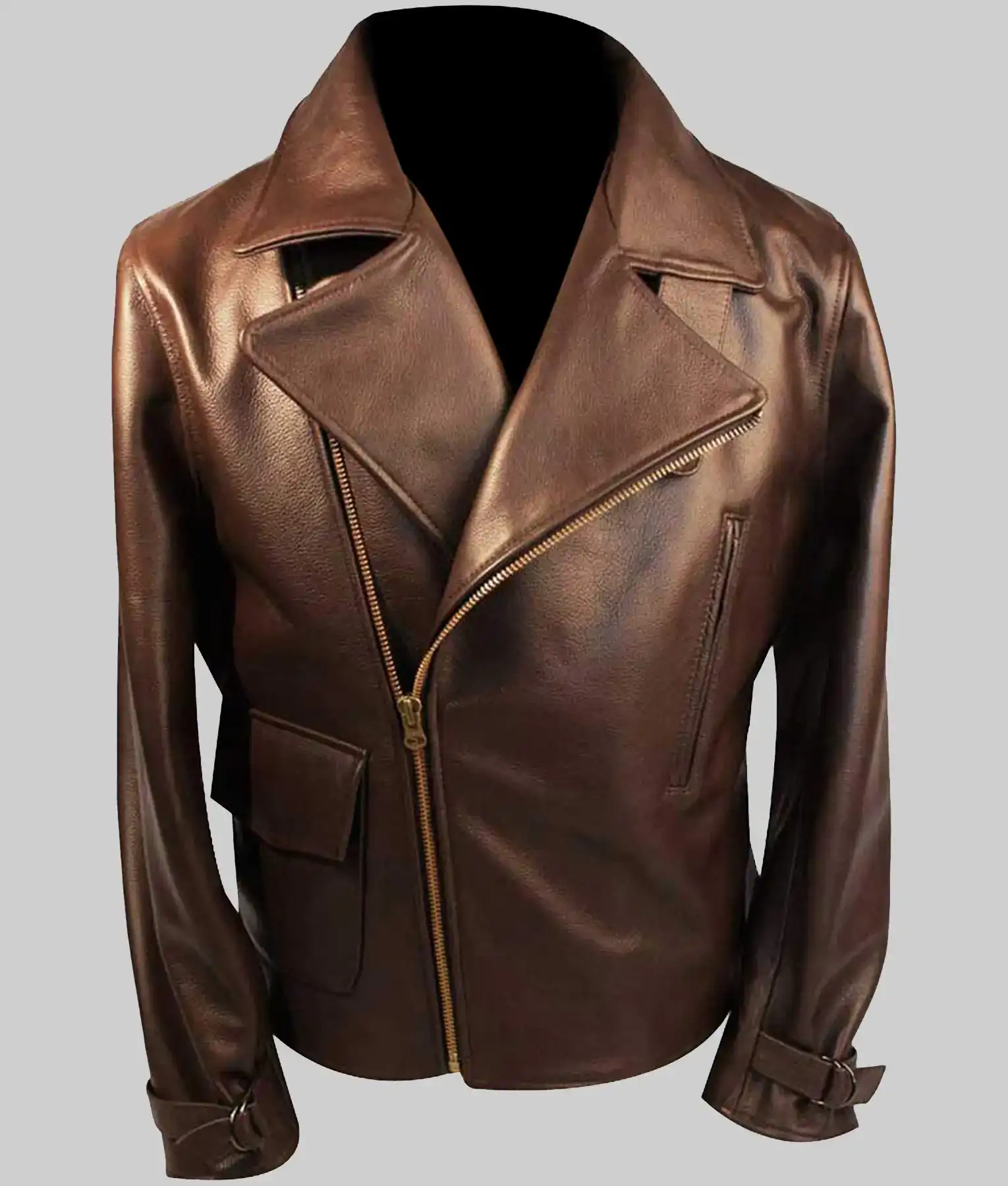 Captain America Brown Leather Jacket 