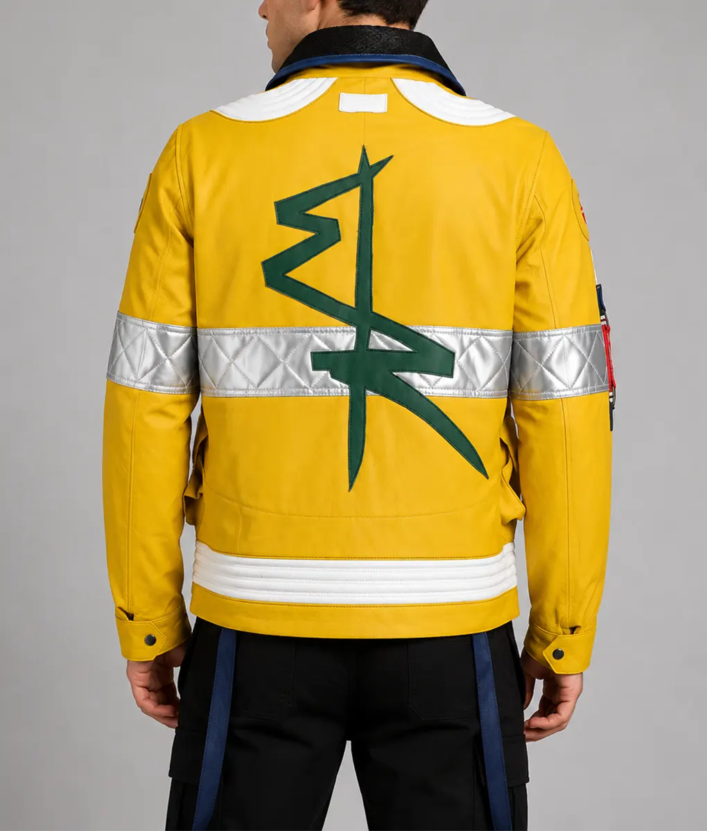 David Martinez Yellow Cosplay Jacket - Back