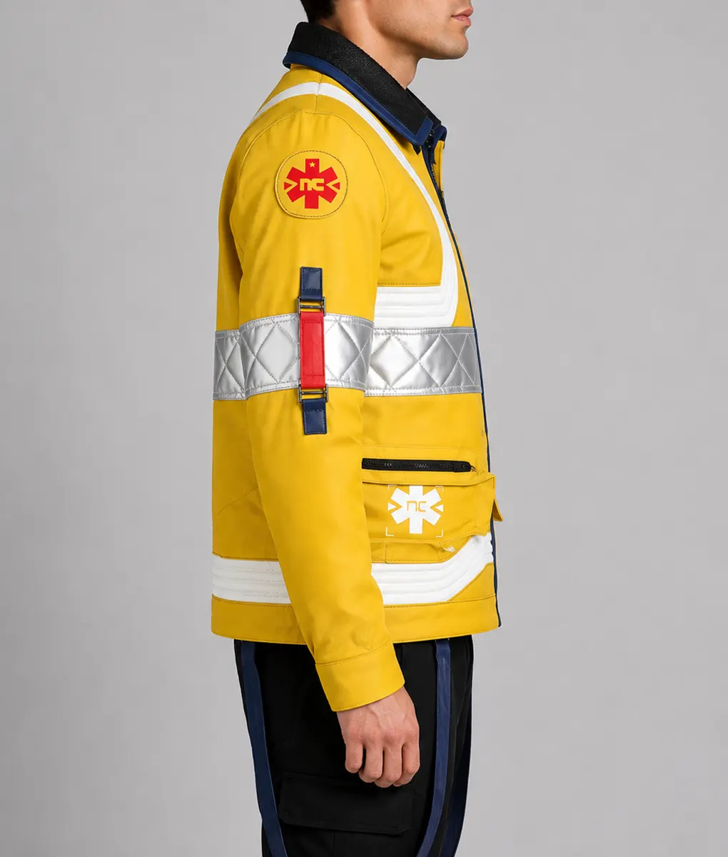 David Martinez Yellow Cosplay Jacket - Right Side