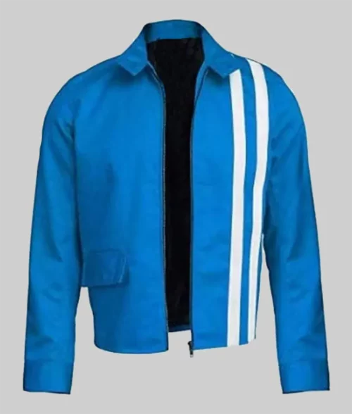 Elvis Blue Cotton Jacket