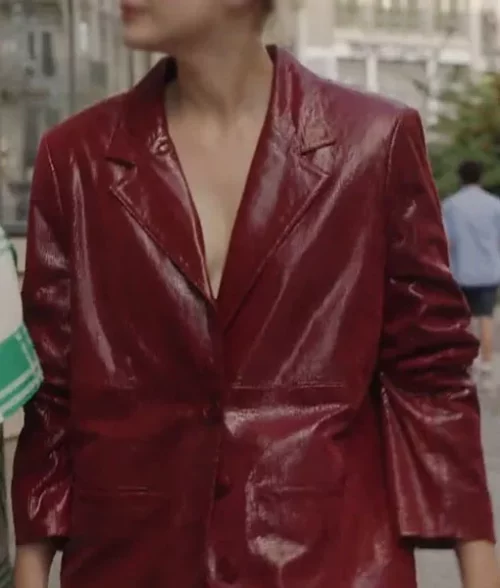 Emily In Paris S03 Camille Maroon Blazer