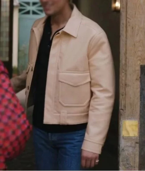 Emily in Paris S03 Gabriel Leather Jacket