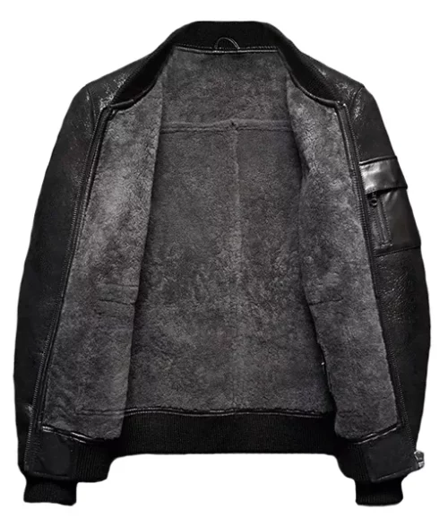 Men's A2 Flight Bomber Leather Jacket