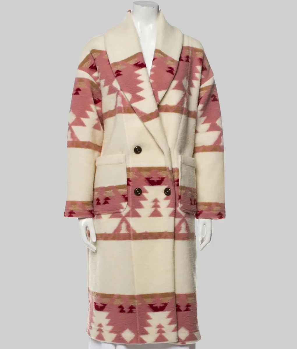 Yellowstone Beth Dutton Pink Coat