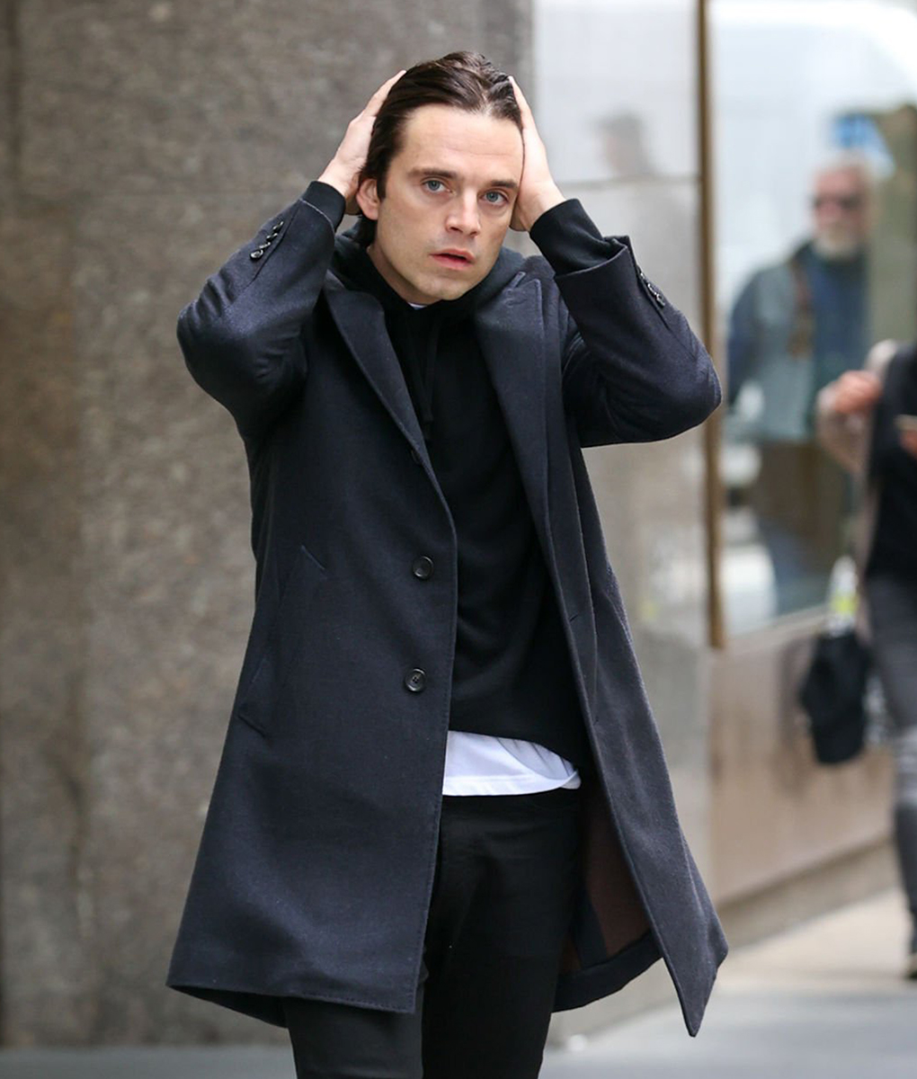 Sharper 2023 Max (Sebastian Stan) Wool Blended Coat | TLC