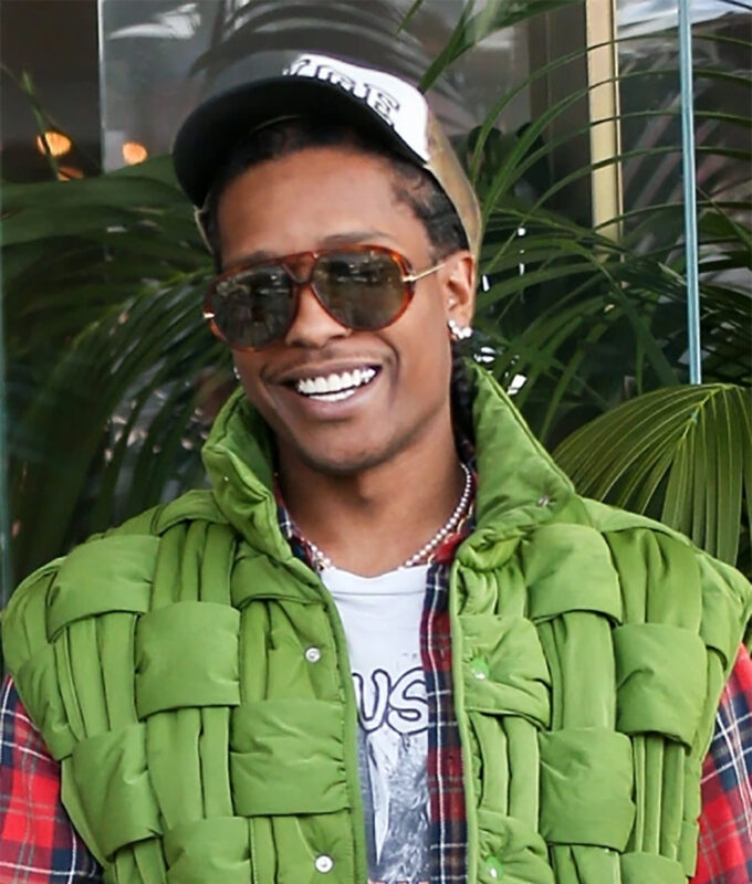 American rapper A$AP Rocky Vest