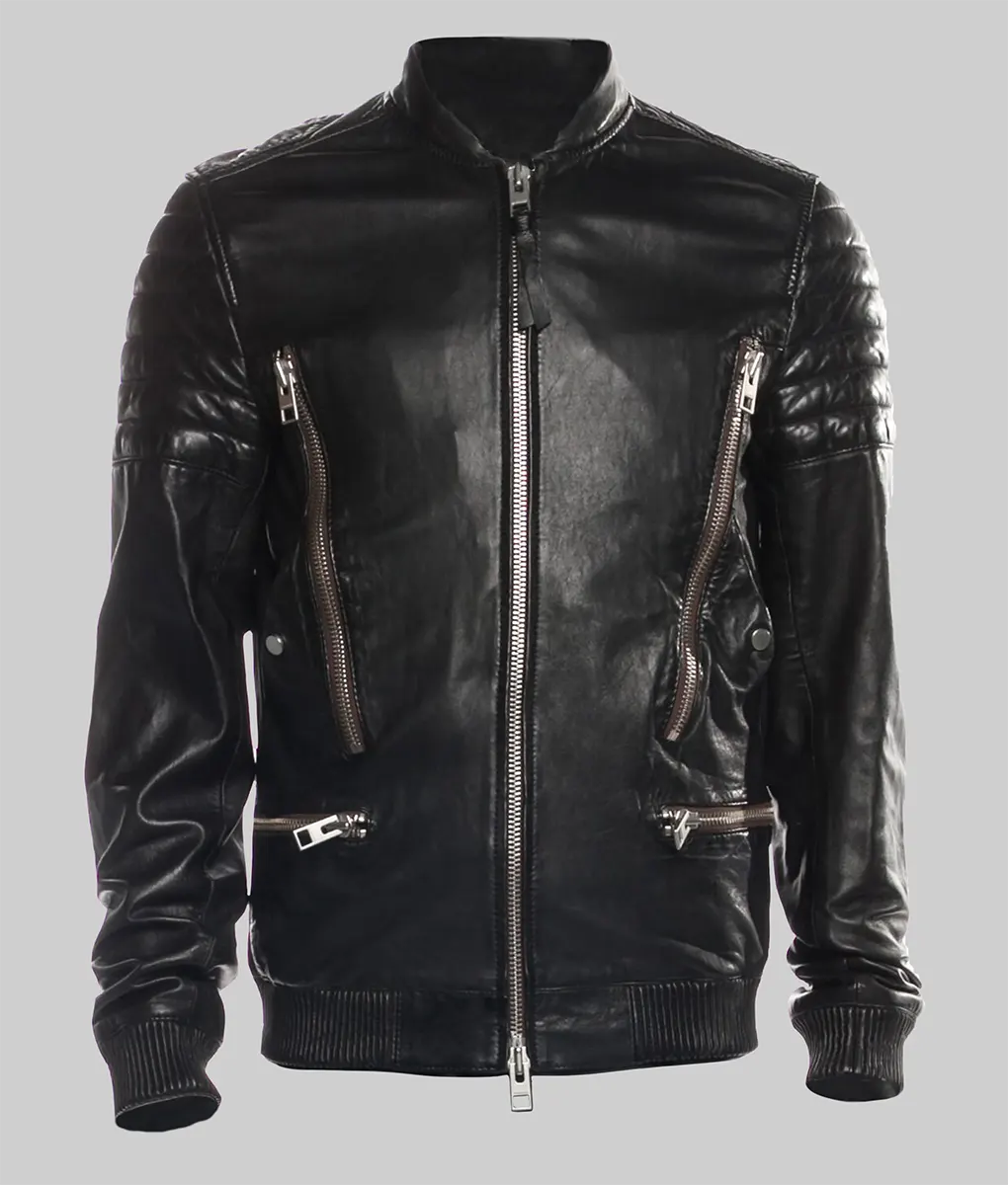 Chicago P.D. Nick Wechsler Cafe Jacket | Kenny Rixton Cafe Leather