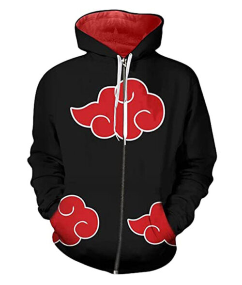 Itachi Akatsuki Black Hoodie