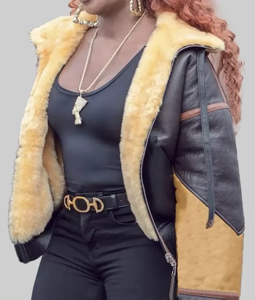 Power Book II Mary J. Blige Shearling Jacket