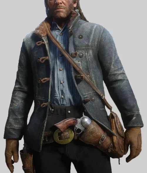 fitted lace wedding dress Red Dead Redemption 2 Arthur Morgan Cowboy Vest X-Small / Black main image 1