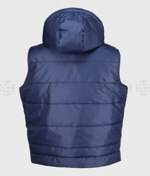 Ryan Reynolds Blue Puffer Vest