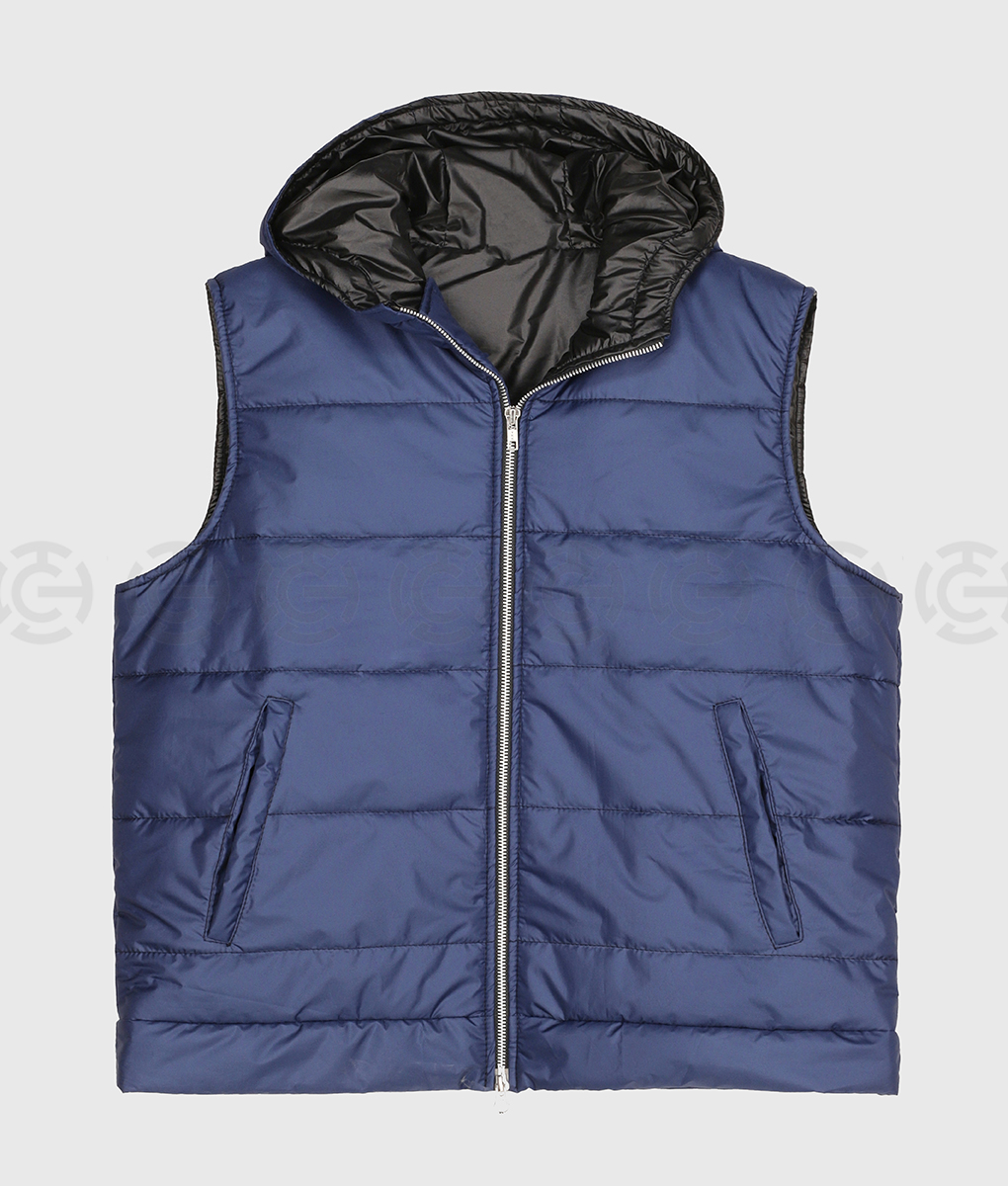 Ryan Reynolds Blue Puffer Vest