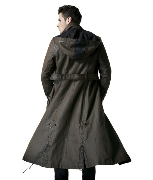 Steampunk Twill Long Trench Coat | TLC